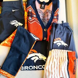 Women’s Denver Broncos Apparel - 5 pieces, Size S/M
